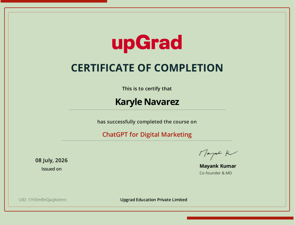 ChatGPT Digital Marketing
