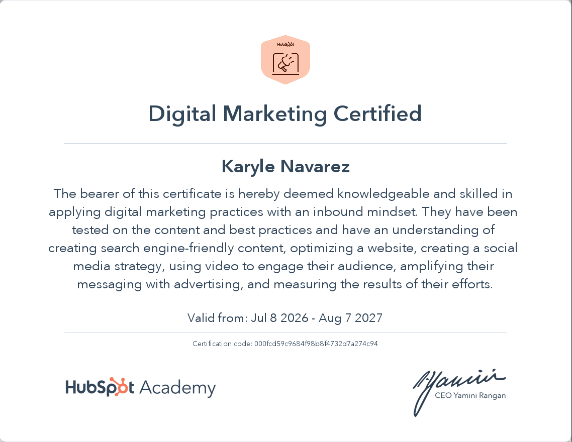 HubSpot Digital Marketing