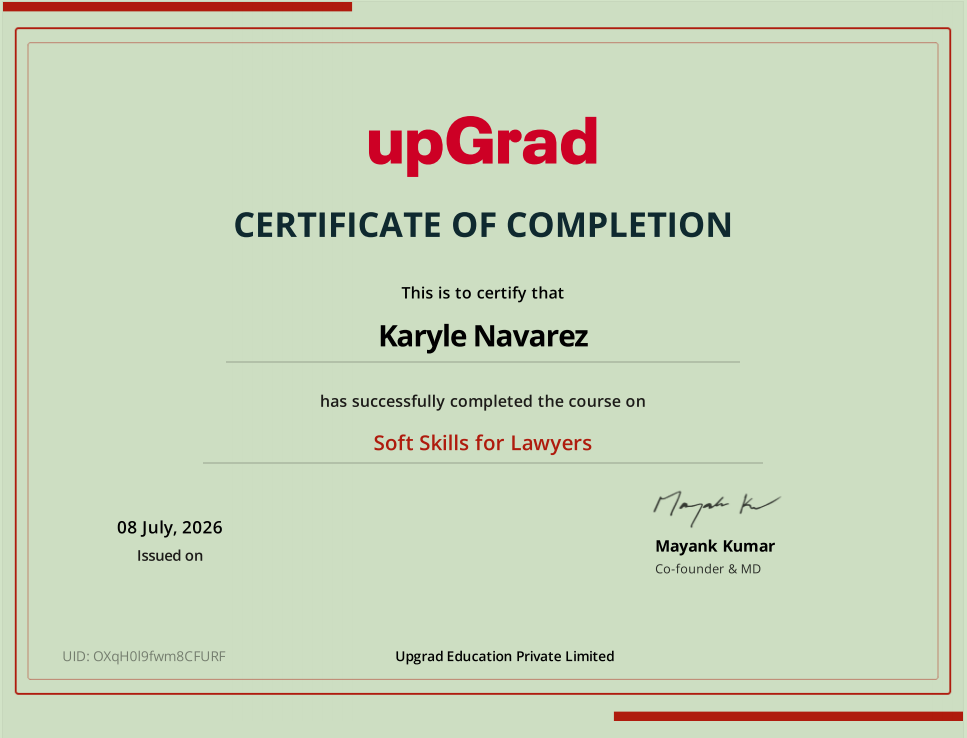 Soft Skills for Lawyers